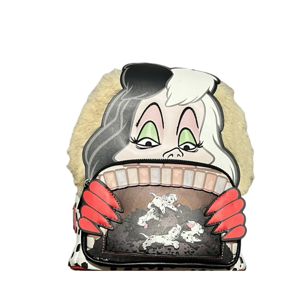 Loungefly Cruella Mini Backpack Cruella De Vil 101 Dalmatians NEW/NWT‎
